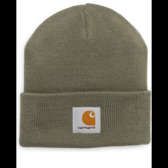 NWT+Carhartt WIP Short Watch hat+Thyme+Leaf Green+Beanie - Picture 4 of 8